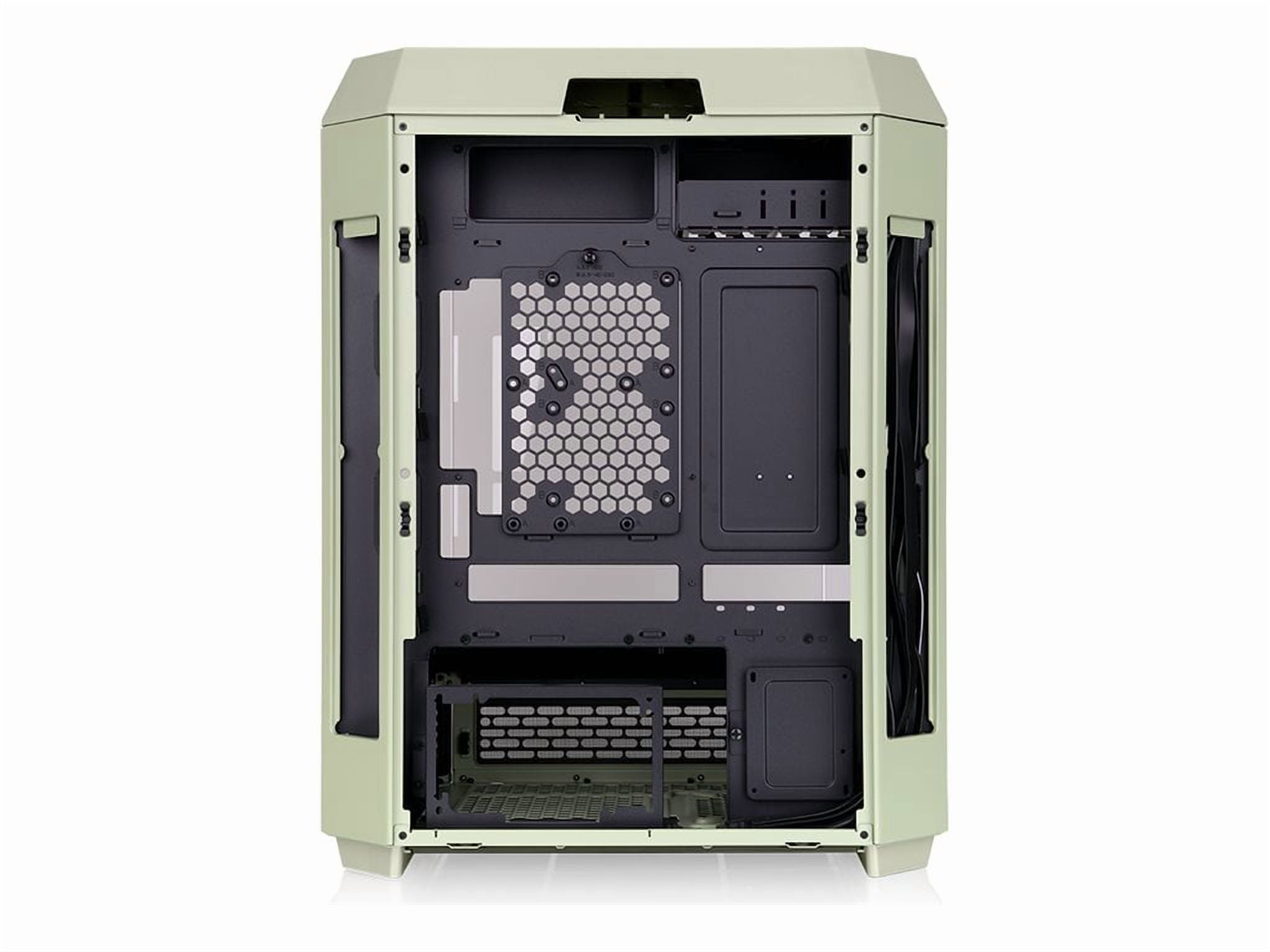 Thermaltake The Tower 600 Matcha Green Mid Tower Chassis - Mid-tower - Matcha Green - Tempered Glass, SPCC - 2 x 140mm Fan(s) Installed - Mini ITX, Micro ATX, ATX Motherboard Supported - 9 x Fan(s)...