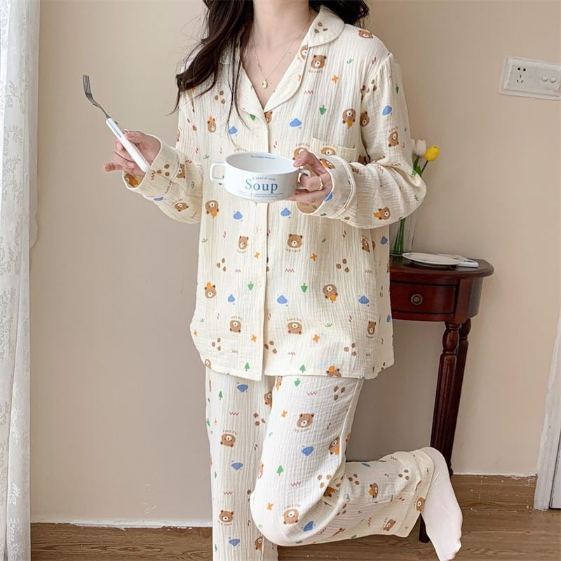Cotton 2 piece pajamas sale