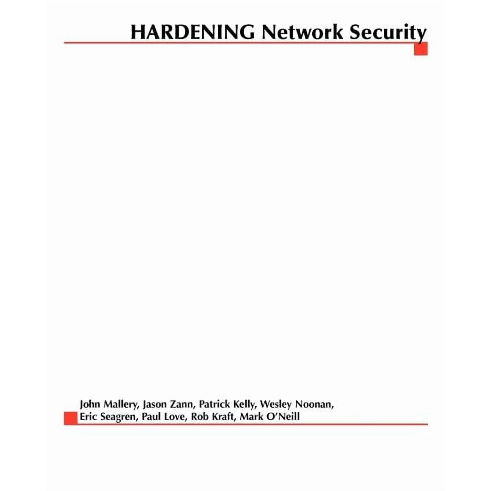 Hardening Network Security (Paperback)