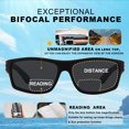 thumbnail image 2 of Gafas de sol bifocales Missfive Ultimate para hombre, paquete de 2 unidades +2.5 UV400, 2 of 7