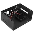 thumbnail image 3 of Estuche De Metal Caja de metal Disipadores de calor de aluminio Caja de metal negra para placa base Orange Pi 5 Plus, 3 of 8