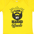 thumbnail image 4 of Inktastic I Love My Bearded Uncle Boys or Girls Baby Bodysuit, 4 of 5