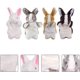 thumbnail image 4 of marionetas de mano de conejo de peluche, marionetas de mano de animales para niños, peluches suaves, juguete para rellenar calcetines navideños, juguetes interactivos para padres y niños pequeños., 4 of 5