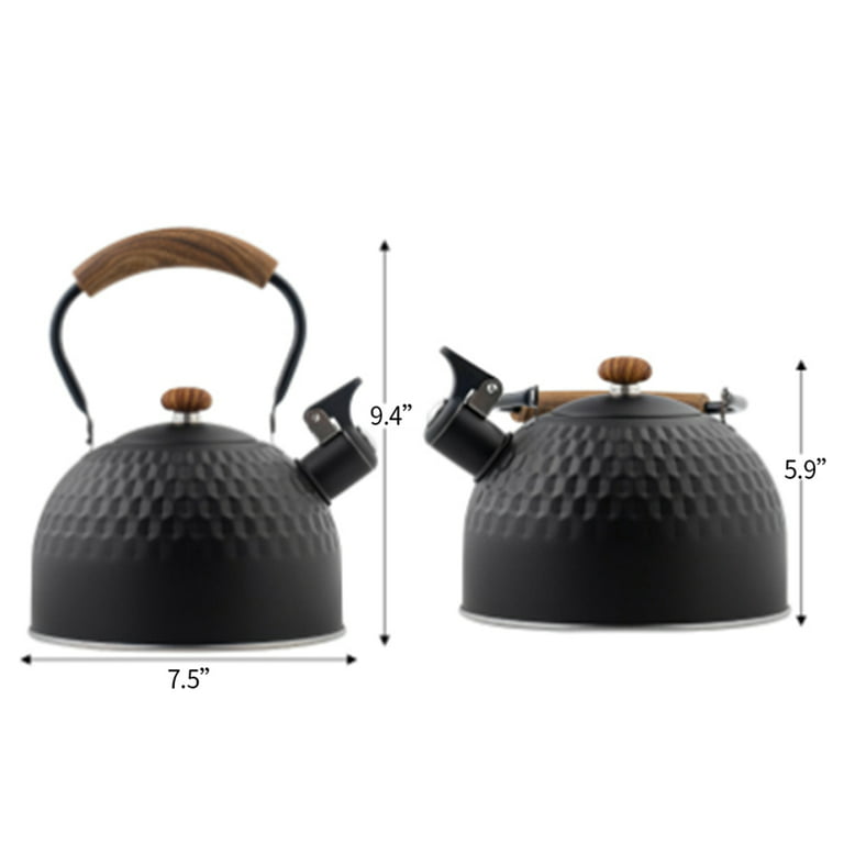 2.5L Whistling Teapot Stainless Steel Tea Kettle Stove Top Anti