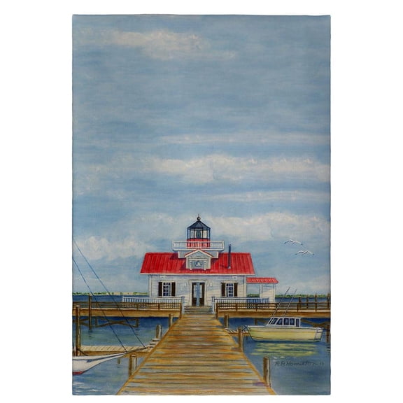 Betsy Drake Interiors Marshes Lighthouse Guest Towel
