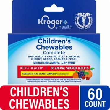 2X-KR Kids' Health Complete Animal Shaped Tablet Vitamins - 60 ct