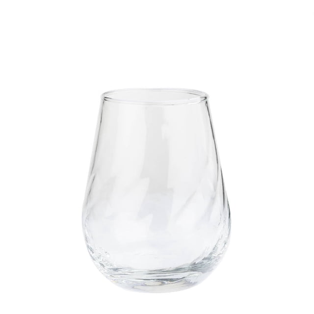 Juego de 6 Vasos de Vidrio Soplado Cristar Fuego 470 ml