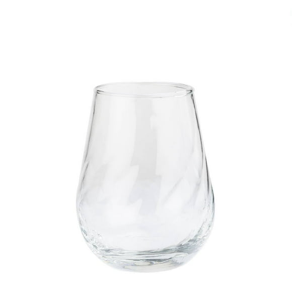 Juego de 6 Vasos de Vidrio Soplado Cristar Fuego 470 ml