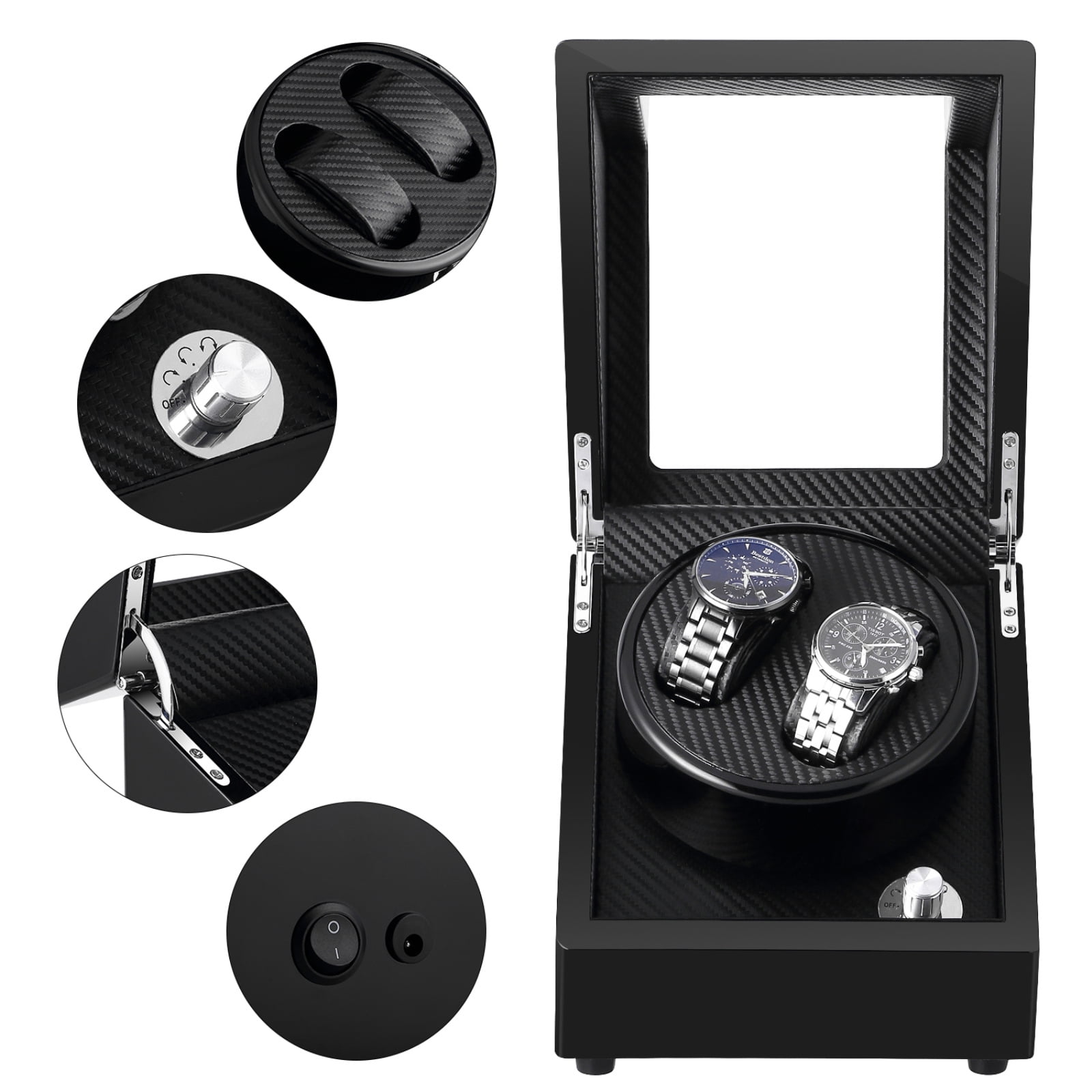 UTEN Watch Winder for Rolex, Automatic Watch Winder Box, Double Watch Winder with Japanese Quiet