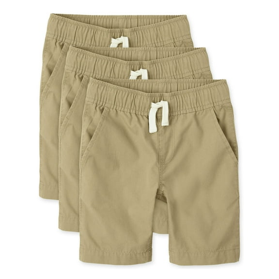 The Children's Place Boys Pull-On Woven Shorts, 3-Pack, Sizes 4-16