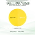 thumbnail image 2 of Uxcell Spot Markers for Agility Dot, Non-Slip Poly Spots Floor Dots 9 In & 18 Pcs & Yellow -Fitting for (Gym/Sports/Training), 2 of 7