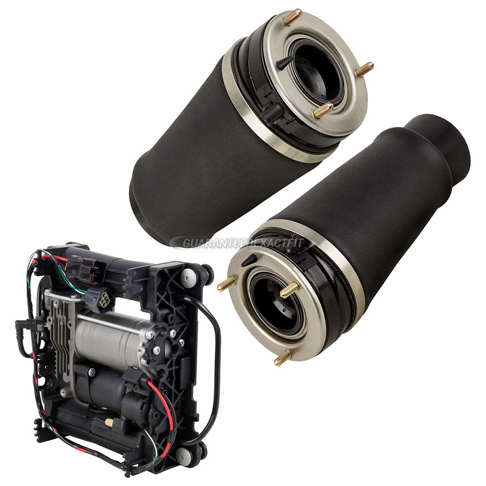 Pair Front Air Suspension Springs For Land Range Rover Sport 20062012