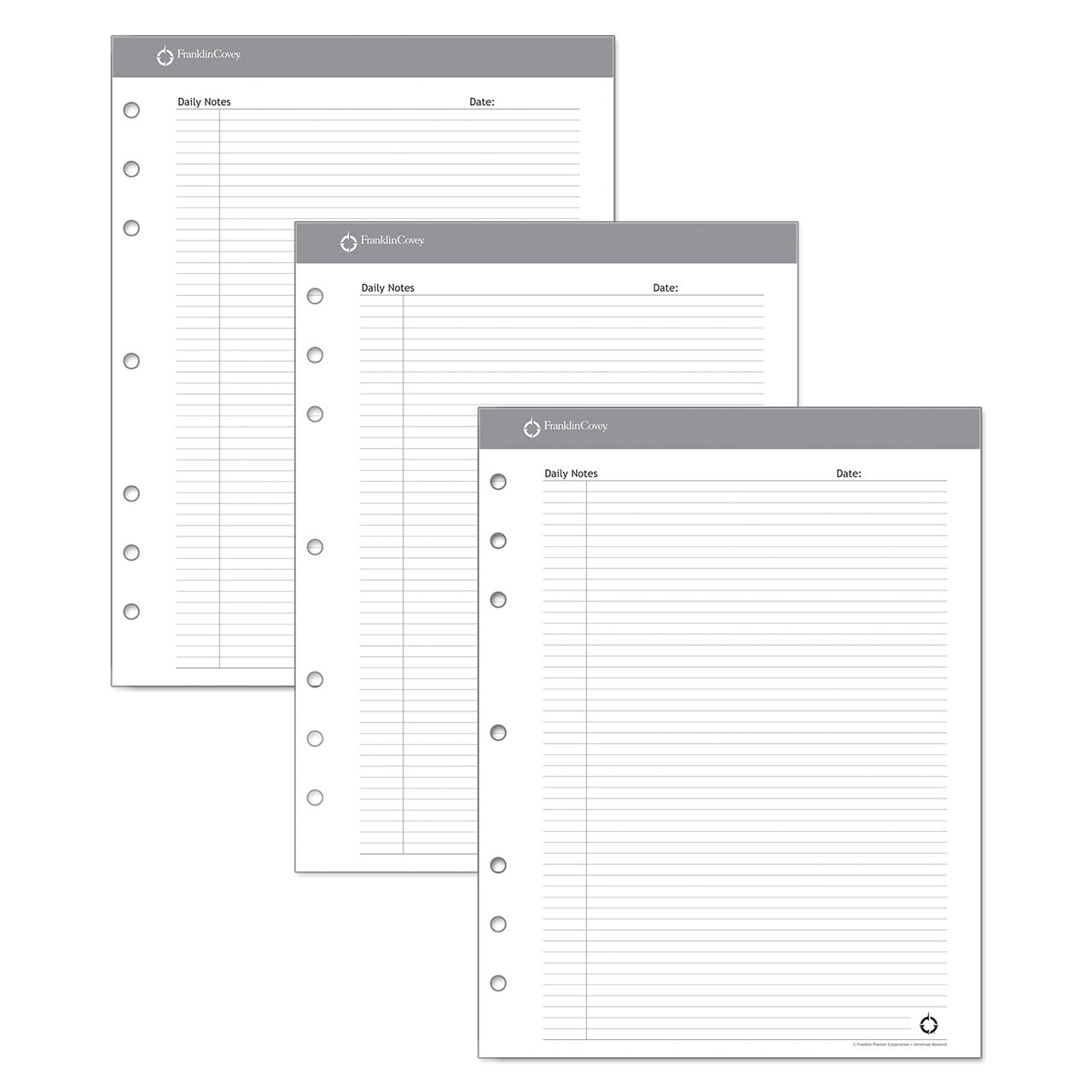 FranklinCovey Universal Portfolio Notepads (Monarch Size)