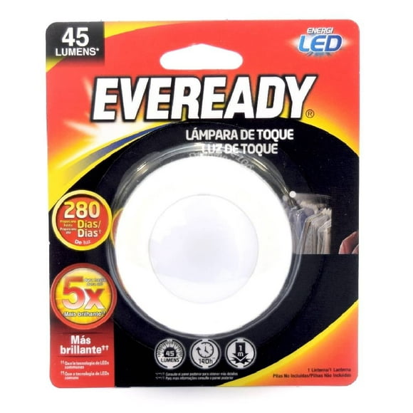 Lámpara Eveready luz de toque led 1 pza