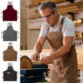 thumbnail image 1 of Delantal De Cocina Unisex Con Tirantes Cruzados – Lona Resistente, Ajustable, Bolsillos XL, Para Cocinar, Parrilla, Cafés Y Salones,blue, 1 of 8