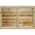 thumbnail image 7 of Marmont Hill - "Deep Red Stripes" Painting Art Print on Natural Pine Wood, 7 of 7
