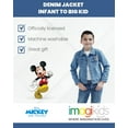 thumbnail image 3 of Disney Mickey Mouse Toddler Boys Denim Jacket The Original / Blue 2T, 3 of 5
