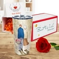 thumbnail image 4 of Valentines Day Gifts for Husband Ideas Tumbler, Gifts for Him from Wife, 20oz Travel Tumbler Romantic Gifts, to My Husband Gifts, Couple Wedding Anniversary Valentines Day Birthday Christmas Gifts, 4 of 6