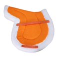 thumbnail image 2 of Saddle Pad Horse Riding Cushion Shock Absorbing Sherpa Fleece Lining for Equestrian Competitions and Outdoor Riders, 2 of 9