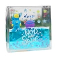 thumbnail image 2 of KLKCMS Fashionable Quicksand Office Adornment Dynamic Confetti Flash Blue, 2 of 9