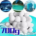thumbnail image 2 of Swimming Pool Filter Balls 700g - Quartz Sand Alternative | Polyethylene Fiber Media | Reusable & Machine Washable | Microparticle Filtration Down to 1.5 Microns | Improves Water Clarity | White, 2 of 9
