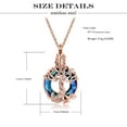 thumbnail image 2 of Tree of Life Urn Necklace for Ashes Eternity Crystal Tree of Life Necklace for Women Valentines Day Anniversary Birthday Mothers Day Gifts for Her w/Funnel Filler, 2 of 9
