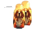thumbnail image 6 of Honeii Sunset Meditating Dog Print Car Seat Covers 2 Pieces, Full Set Universal Seat Covers for Cars, Waterproof Auto Seat Protectors, 6 of 7