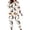 Beige, variant on Women Two Piece Pajama Set Long Sleeve Halloween Pumpkin Ghost Bat Print Cozy Pajama Top and Long Pants Bottoms Relaxation Loungewear 2 Piece Outfits
