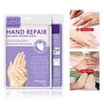 thumbnail image 4 of AIQIUSHA Paquete de 4 guantes hidratantes para manos, mascarilla de spa para manos, suero de colágeno infundido + vitaminas + extractos de plantas naturales para manos secas y agrietadas, mascarilla h, 4 of 7