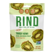 RIND Snacks Tangy Kiwi Dried Fruit Superfood - 3oz Bags, 6 Bags Total, Dried Fruit