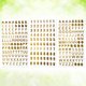thumbnail image 4 of BRIGHTFUFU 3 Hojas de Pegatinas de Estampación en Caliente Números de Letras Inglesas Calcomanías Adhesivas Decorativas para Scrapbook Crafting Laptop Laptop, 4 of 7