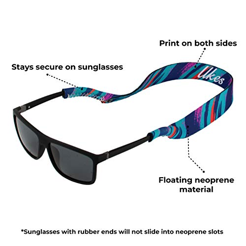 Ukes Premium Sunglass Strap Durable Soft Eyewear Retainer Designed With Floating Neoprene Material Secure Fit For Your Glasses And Eyewear The Strokes Walmart Com Walmart Com