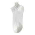thumbnail image 2 of HuangHuanChen Womens No Show Socks Hollow Out Mesh Thin Solid Color High Elasticity Anti Slip Breathable Soft Anti Shrink Sports Cotton Socks White, 2 of 3