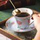 thumbnail image 5 of Juego de tazas de café de tulipán de alto color, exquisito juego de té negro de cerámica for el hogar, juego de té de la tarde, 5 of 5