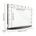 thumbnail image 4 of Impressions Vanity Hollywood Glow Pro LED Makeup Mirror, Tabletop Wall Mount with Detachable Base (Pro Black), 4 of 13