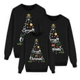 thumbnail image 4 of Gyexs Family Christmas Shirts - Matching Christmas Sweaters for Family, Festival Holiday Xmas Pullover Tops Comfortable Winter Clothes (Mom, Black, M), 4 of 4