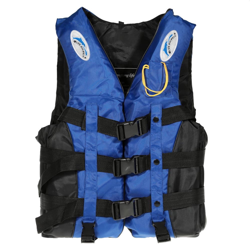 Gilet De Sauvetage Adulte Réglable Unisexe - Avec Sifflet Et Bandes Réfléchissantes, Pour Kayak, Bateau, Surf - 8