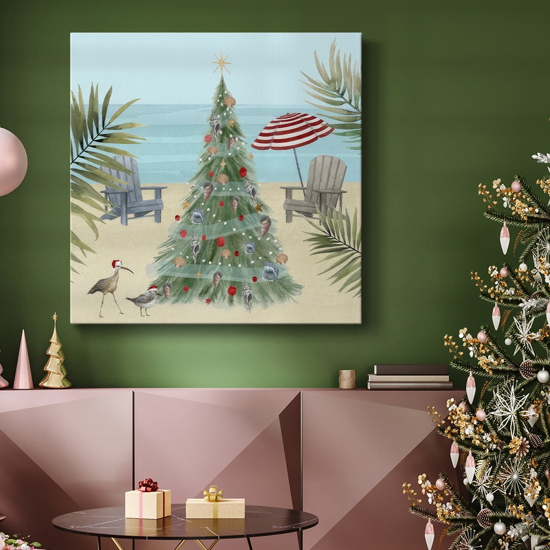 Merry Coastal Christmas II- Gallery Wrapped Canvas