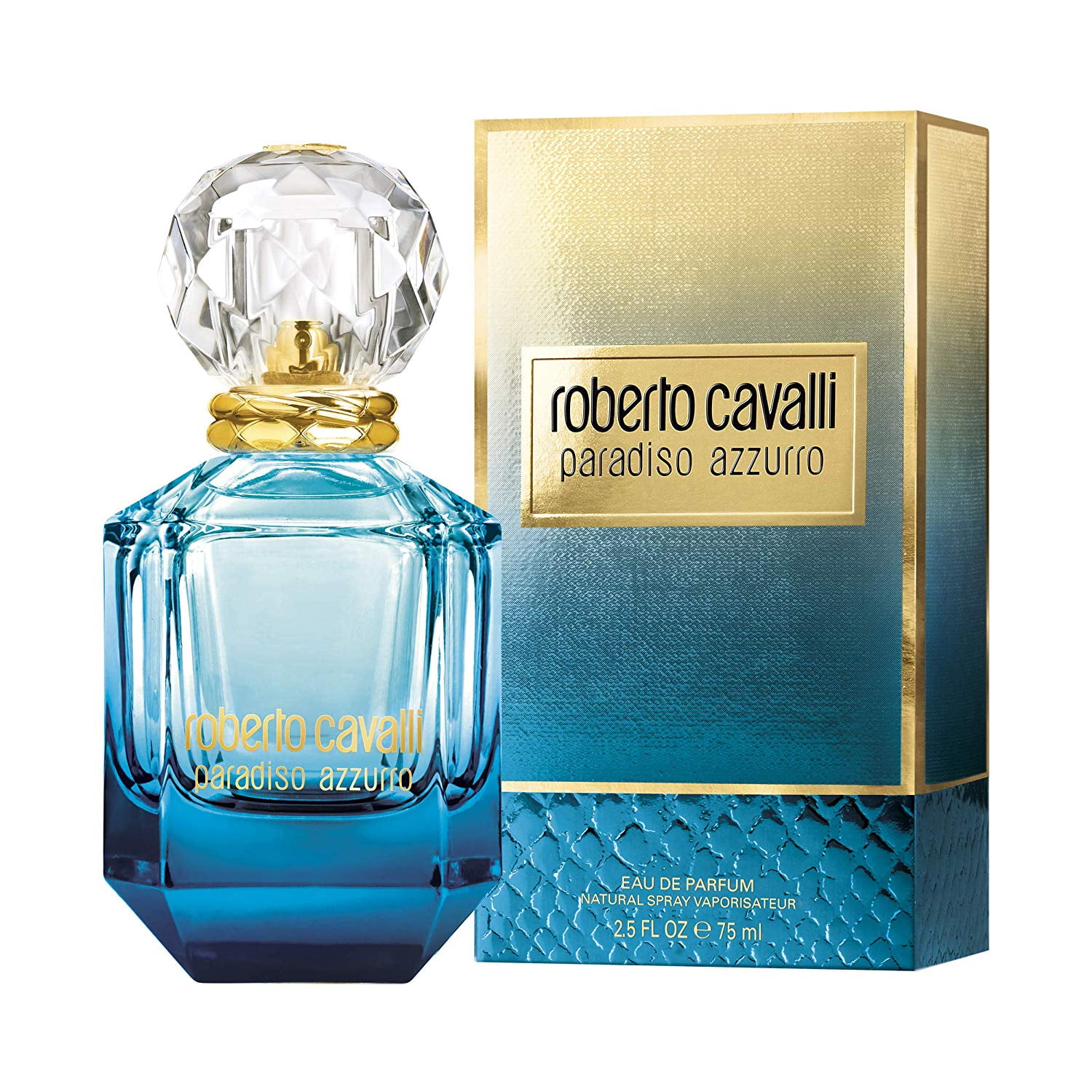 Roberto Cavalli Paradiso Azzurro Eau De Parfum Spray Roberto Cavalli2.5 Oz - Walmart.com