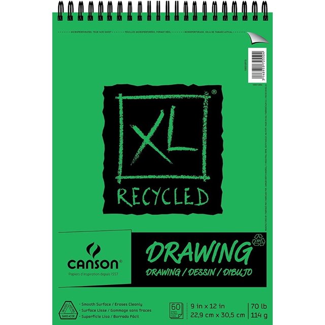 Cuaderno Dibujo Canson Xl Recycled Drawing 60h 22,9x302,5cm Canson Cuaderno Dibujo Canson Xl Recycled Drawing 60h 22,9x302,5cm