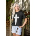 thumbnail image 3 of Holy Jesus Christ Christian Plus Size Crewneck Graphic Tee Shirt Brisco Brands 4X, 3 of 5