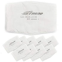 Tesoro Moda | PM2.5 Replacement Filters for ST-AX and ST-AG Respirator Face Masks | High Efficiency 5 Layer Construction with Electrostatic Fiber Traps Particles 100X Smaller than a Human Hair