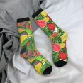 thumbnail image 5 of Haiem Fruits Vegetables And Berries Pattern Crew Socks – Soft & Durable Moisture-wicking Socks, Stay-Up Fit for Business, Work, and Casual Wear Size 5-11, 5 of 6