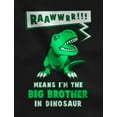 thumbnail image 4 of Tstars Big Brother T-shirt for Boys - Dinosaur-Themed Sibling Shirt - Perfect for Pregnancy Announcements - Ideal Big Brother Gift - Toddler's Birthday & Baby Shower Present, 4 of 6