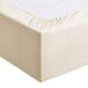thumbnail image 2 of Amazon Basics - Juego de s&aacute;banas de microfibra ligera, transpirable, de f&aacute;cil cuidado de 4 piezas con bolsillos profundos de 35.5 cm, Queen, color beige, liso, 2 of 6