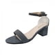 thumbnail image 2 of Zapatillas con punta abierta para mujer, sandalias cómodas, informales, cómodas, para la playa Wmkox8yii nm5260, 2 of 4