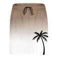 thumbnail image 4 of COSFO Swim Trunks Men Elastic Waist Hawaiian Casual Relaxed Fit Beach Drawstring Board Shorts, 4 of 9