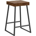 thumbnail image 1 of Hillsdale Emerson 26" Metal Transitional Counter Stool in Natural Sheesham, 1 of 2