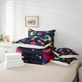 thumbnail image 6 of Manfei Cute Cartoon Dinosaur Bedding Comforter Set 7-Piece,Rocket Planet King Bedding Sets,Wild Animal Bed Sheets For Children,Breathable Home Decor, 6 of 8