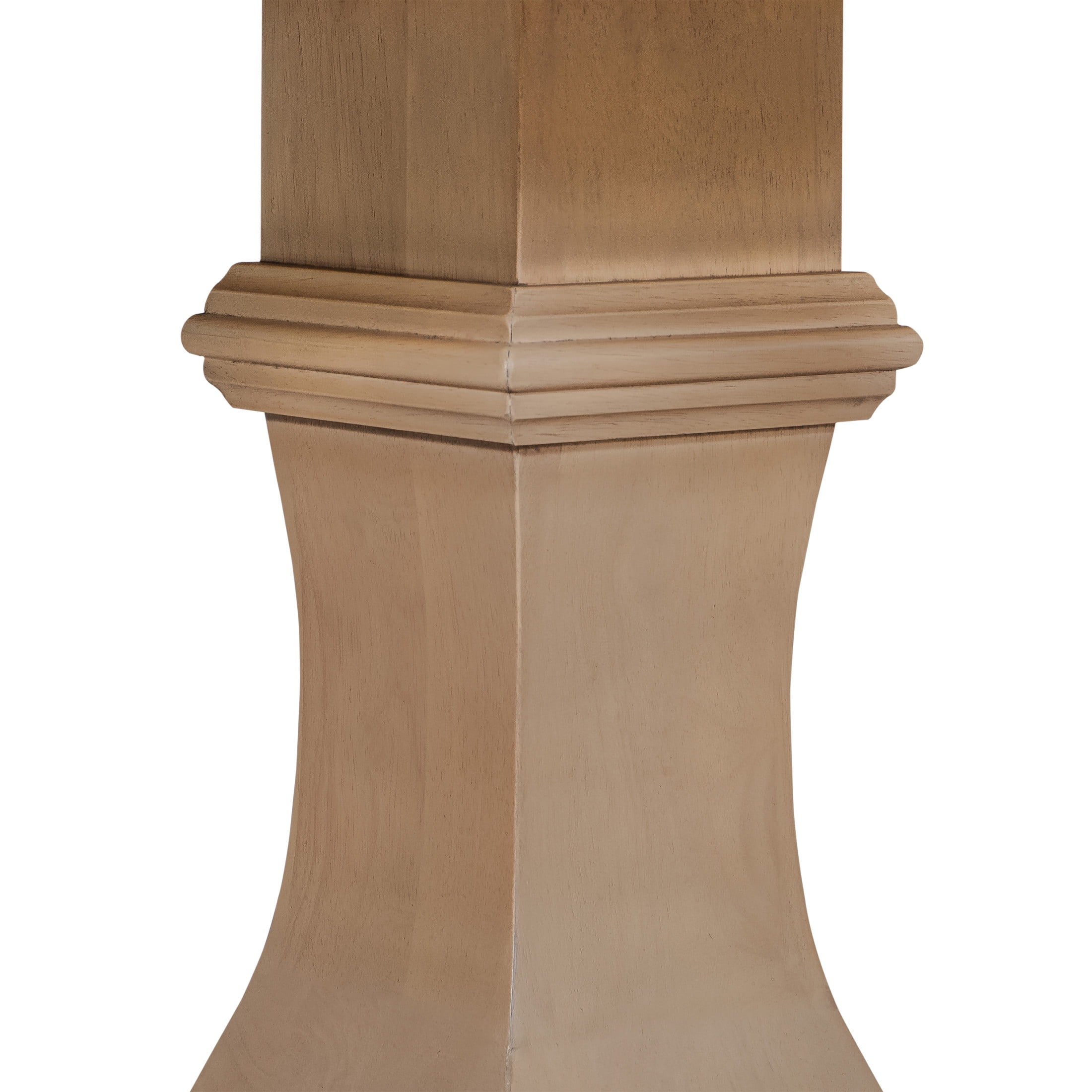 Christopher Knight Home 46" Rustic Round Dining Table with Pedestal Base for 4 People, Light Natural